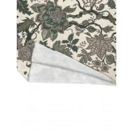 Elegant Floral Print High-Neck Sweater for Women - Chic Long Sleeve, Button-Up Front, Beige with Black & Brown Floral Design, Perfect for Fall & Winter, Autumn Winter Wear | Floral Print Top | Construction, Sweater Dress